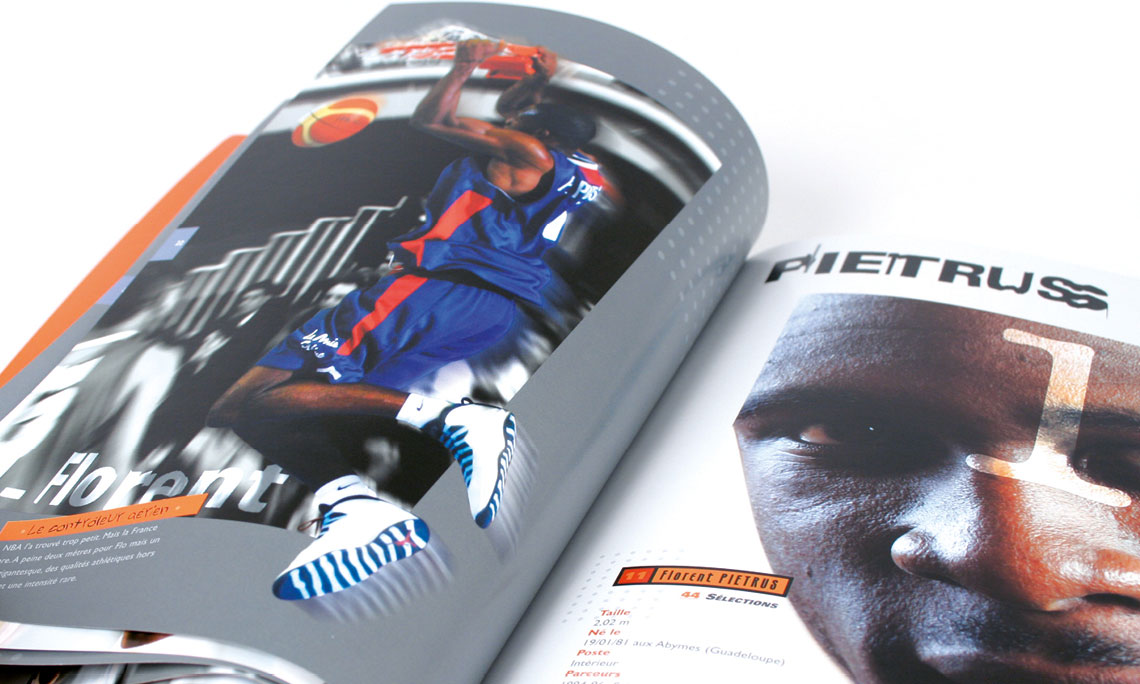 Visuels de panier au basket-ball