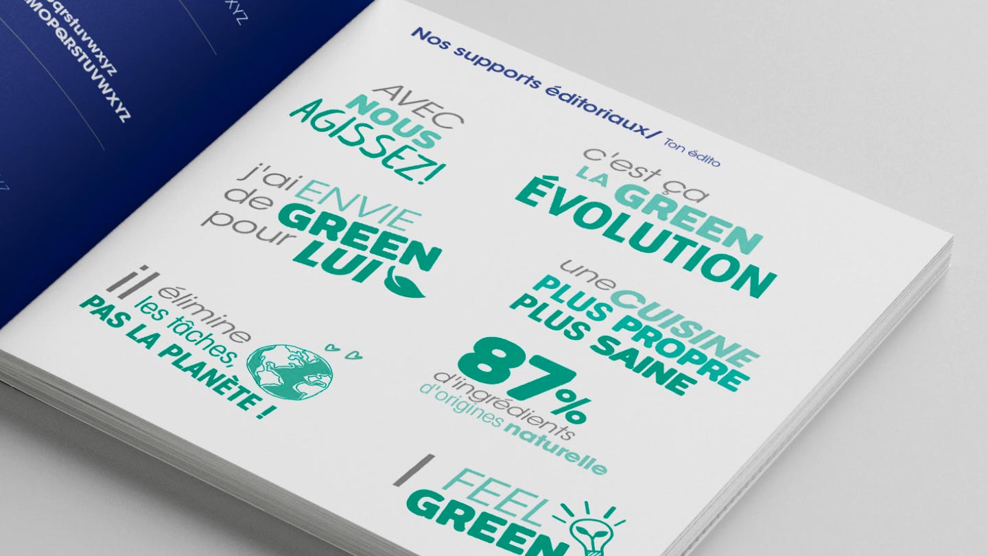 Charte graphique des supports éditoriaux de la marque stanhome